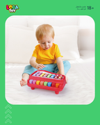 بيانو وإكسيلوفون 8 نغمات في لعبة واحدة، دع طفلك يكتشف الأصوات بمرح