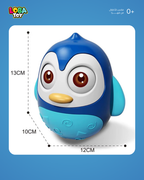 لعبة البطريق الهزازة مع نغمة لطيفة ملونة ل وقت البطن