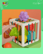 لعبة فرز الأشكال التعليمية لتنمية التنسيق، والتعرف على الألوان، وحل المشكلات المبكر 6+1