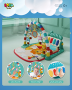 سرير الأنشطة الأول للبطل، ثلاثة في واحد، العب، اركل، واستمع