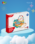 سرير الأنشطة الأول للبطل، ثلاثة في واحد، العب، اركل، واستمع