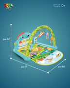 سرير الأنشطة الأول، العب، اركل، واستمع (شكل ثلاثة)