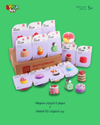 صلصال تشكيل ناعم لا يلتصق، يجف بالهواء، مع تعليمات مرفقة (12 قطعة)