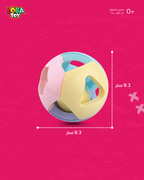 كرة ممتعة بجرس داخلي، سهلة الإمساك للرضيع