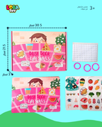 كتب تفاعلية للأطفال، 10 صفحات من الأنشطة الممتعة بمقاس أكبر، العديد من الملصقات التعليمية الرائعة