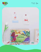 كتب تفاعلية للأطفال، 10 صفحات من الأنشطة الممتعة بمقاس أكبر، العديد من الملصقات التعليمية الرائعة