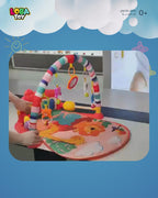 سرير الأنشطة الأول للبطل، ثلاثة في واحد، العب، اركل، واستمع