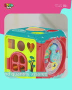 مكعب أنشطة 7 ألعاب في لعبة ذكية واحدة، موسيقى، أضواء، تروس، تصنيف أشكال